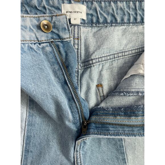 Song of Style Light Blue Straight Leg Jeans - Picture 7 of 9